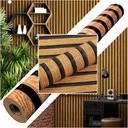 НАСТЕННЫЕ ОБОИ ЛАМПЫ ДЕРЕВЯННЫЕ ПАНЕЛИ 3D ИМИТАЦИЯ ВИНИЛА 10м