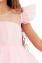 Tylové šaty pre dievčatá Ornella ružová, 104 Veľkosť (new) 104 (99 - 104 cm)