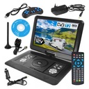 Портативный DVD-плеер, мобильное телевидение, DVBT2 HEVC, 16-дюймовый экран, USB SD
