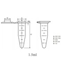 Probówki Eppendorf 1,5 ml SafeLock zatyczka 50 szt Producent inny