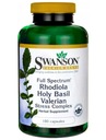 Swanson Rhodiola Holy Basil Valerian stres 180 kap EAN (GTIN) 0087614111148