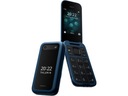 Телефон NOKIA 2660-раскладушка с двумя SIM-картами, синий