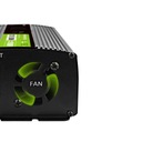 Przetwornica samochodowa z panelem LCD GreenCell 12V 500W / 1000W Sinus USB