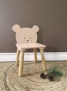 Drewniane krzesełko miś Jabadabado Wysokość mebla 27 cm