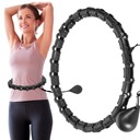HULA HOP PLUS SIZE ЧЕРНЫЙ С ГАЙКАМИ И БОЛЬШИМ КОЛЕСОМ SMART WIGHT