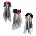 Мексиканский готический венок из цветов розы для волос