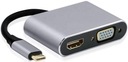 АДАПТЕР-концентратор USB-C 4k HDMI VGA-адаптер MacBook