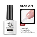 BORN PRETTY Peel Off Base Gel Long Wear Super Top Coat Basic Nail Gel Polis