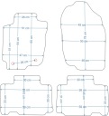 TOYOTA RAV4 2013-2018R. КИЛИМКИ ЧОРНІ LUX + БЕЖЕВА ЕКО-ШКІРА  (18353971736) фото min 7