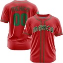 Baseballový dres z Nového Mexika 3D tlač zo sieťoviny zadarmo Custom Name Baseball Shirt Me Veľkosť 5XL