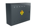 Газовый ящик 80x60x25 ГРАФИТ С ПЛАСТИНАМИ