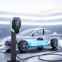 VITRE CHARGEUR VERS AUTOMOBILES ÉLECTRIQUES AVEC EKRANEM LED I DLUGIM CÂBLE – NOIREphoto 6