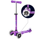 Hulajnoga Mini Micro Deluxe LED Purple koła LED