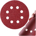 наждачная бумага на липучке 125 мм. P80 ДИСК С ОТВЕРСТИЯМИ ДЛЯ ШЛИФОВКИ GIRAFFE