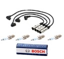 КАБЕЛИ ЗАЖИГАНИЯ BOSCH + ЗАГЛУШКИ VW GOLF IV