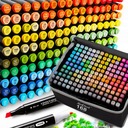 Маркеры спиртовые двусторонние 168шт (С024)