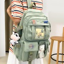 cute backpacks backpack girls women student green EAN (GTIN) 6933390931132