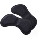 ЗАЖИМЫ ДЛЯ ОБУВИ, ЧЕРНЫЕ, МЯГКИЕ СТЕЛЬКИ, ПРИМЕНЕННЫЕ К ОБУВИ, ЦАРАПИНЫ НА ПЯТКАХ