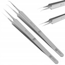 ПРЕЦИЗИОННЫЕ Пинцеты МЕТАЛЛИЧЕСКИЕ Пинцеты ПРЯМЫЕ ИЗОГНУТЫЕ НАБОР TEEPSET ЛУЧШИЙ НАБОР 2в1