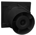 Вентилятор для ванной комнаты EBERG ENSO 100 черный, светодиод, датчик влажности + заслонка