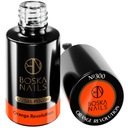Лак для ногтей Boska Nails Hybrid 300 Orange Revolution оранжевый 6м