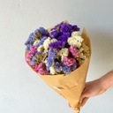 Sušená kaša, kytica sušených kvetov, sušená, sušená limonium Výška 50 cm