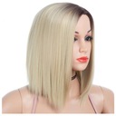 BLONDE WIG короткие прямые волосы OMBRE + БЕСПЛАТНО