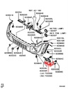 SPOILER GUARDABARROS BRIDA BRIDA DE PARAGOLPES PARTE DELANTERA MITSUBISHI PAJERO 06- 