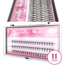 РЕСНИЦЫ КЛУБКИ РЕСНИЦЫ ШЕЛКОВЫЕ ЗЕЛЕНЫЕ РЕСНИЦЫ C 11MM