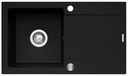 Мойка Pyramis MIDO 76x44 1B1D карбон 070027701