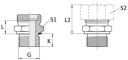 З'ЄДНАННЯ РІВНЕ Z УЩІЛЬНЮВАЧ 1/2″ BSP - M26X1.5 18L VOSS  (18299568356) фото min 8