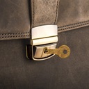 BETLEWSKI kožená aktovka veľká pánska taška cez rameno z prírodnej kože Dominujúca farba hnedá