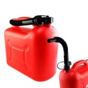 ПЛАСТИКОВАЯ КАНИСТРА 10 Л, ЗАКРЫВАЮЩАЯСЯ КРЫШКА, ВОРОНКА