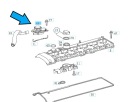 СЕПАРАТОР OLEJU, СЕПАРАТОР MERCEDES 2,2 CDI OM611 2,7CDI OM612 A6110160334  (17598554451) фото min 5