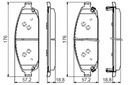 BOSCH SABOTS DE FREIN DE FREIN JEEP COMMANDER 3.7 V6 4X4 ( photo 1 - milautoparts-fr.ukrlive.com