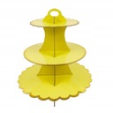 БУМАЖНАЯ ТАРЕЛКА ДЛЯ ТОРТА И КУББИНСОВ, ЖЕЛТАЯ, ДЕНЬ РОЖДЕНИЯ, СВАДЬБА, СВАДЬБА