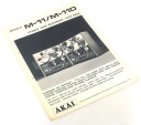 AKAI M-11 M-11D ORYGINALNY PROSPEKT lata 60-te