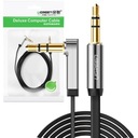 UGREEN KABEL PRZEWÓD KRÓTKI MĘSKI AUDIO KĄTOWY MINI JACK 3,5MM AUX 0,5M