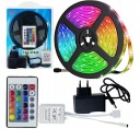RGB LED STRIP 300 LED SMD 5M + ВОДОНЕПРОНИЦАЕМЫЙ ДИСТАНЦИОННЫЙ ДИСТАНЦИОННЫЙ