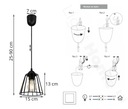 ПОДВЕСНОЙ СВЕТИЛЬНИК LOFT EDISON RETRO LED WIRE