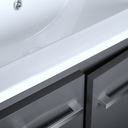 Szafka łazienkowa wisząca z umywalką grafit szara solidna producent 60 cm Typ pod umywalkę
