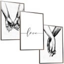 30x40 3x РАМА КАРТИНЫ ПОСТЕРЫ РАМКА РУКИ ЛЮБОВЬ