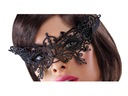 Čierna zdobená maska na oči erotická bielizeň Značka LivCo Corsetti