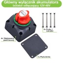 ВИКЛЮЧАТЕЛЬ АКУМУЛЯТОРА 12V-48V ВОДОСТІЙКИЙ AWARYJNY АВТОМОБІЛЬНИЙ  (18639730646) фото min 7
