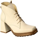 Изысканные ботильоны 1395 Beige Pea Leather