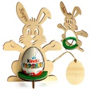 Подставка для яиц пасхального кролика — гравировка имени бесплатно!