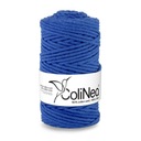 Нитка плетеная для макраме ColiNea, 100% хлопок, 3мм, 100м, синяя