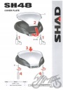 НАКЛАДКА КОФРА SHAD SH48 TITANIUM  фото 4