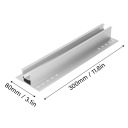 4 КОМПЛЕКТ SOLAR ПАНЕЛИ SOLAR КРОНШТЕЙН АЛЮМИНИЙ АЛЮМИНИЙ 300 MM LW  фото 8