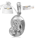 МЕДАЛЬ БОЖЬЕЙ МАТЕРИ И МЛАДЕНЦА, СЕРЕБРО 925 ПРОБЫ